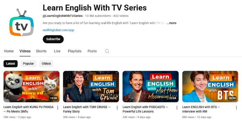 Learn English with TV Series