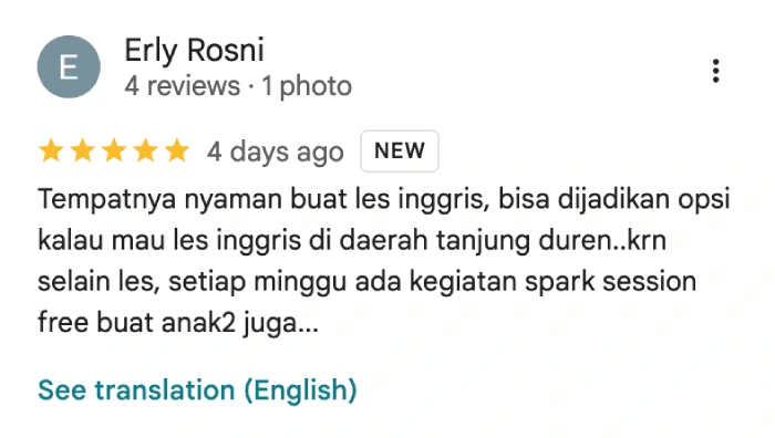 review sparks english