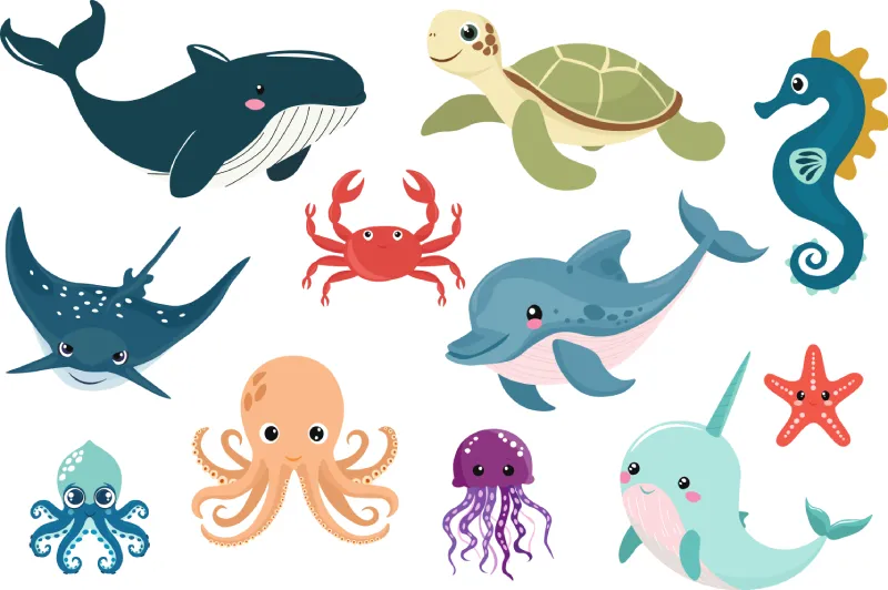 nama-nama hewan dalam bahasa inggris laut