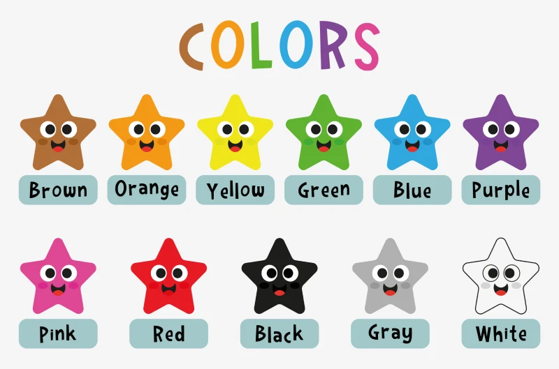 nama warna dalam bahasa inggris