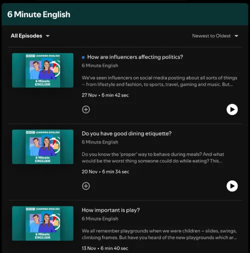 podcast bahasa inggris