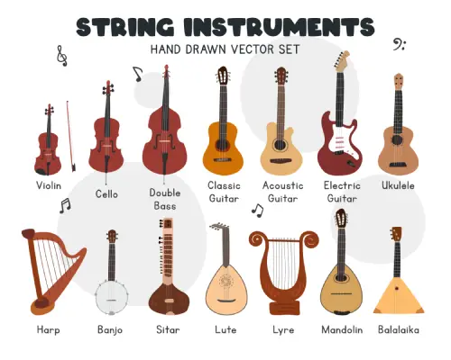 alat musik dalam bahasa inggris