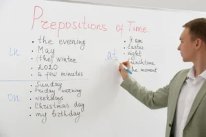 preposition of time