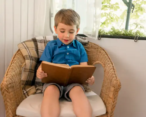soal bahasa inggris kelas 3 sd boy reading a book