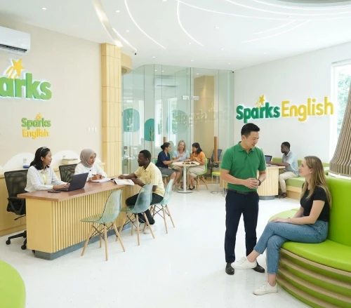 les bahasa inggris jakarta selatan sparks english