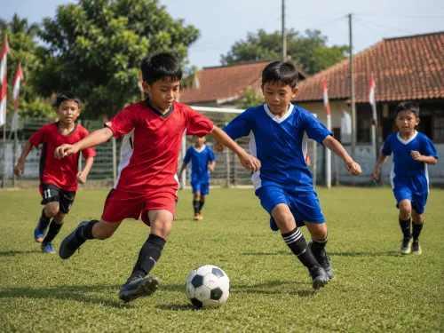 permainan motorik kasar sepak bola