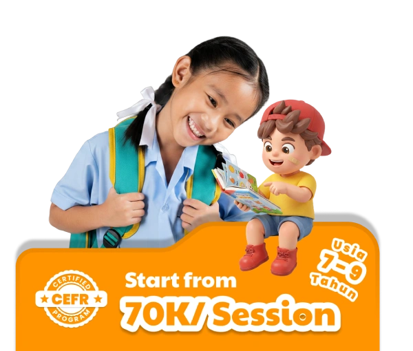 les bahasa inggris anak SD sparks kid