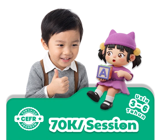 les inggris anak 3-6 tahun little sparks