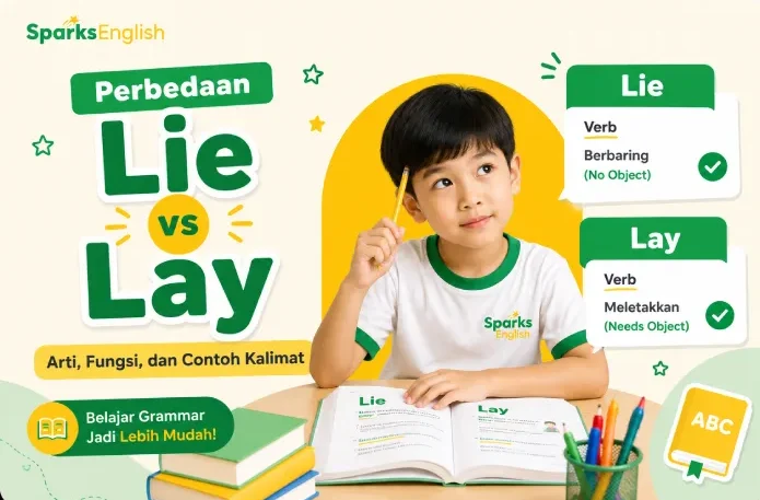 perbedaan lie dan lay