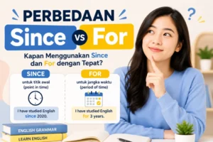 perbedaan since dan for