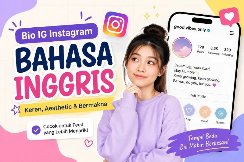 bio ig aesthetic bahasa inggris