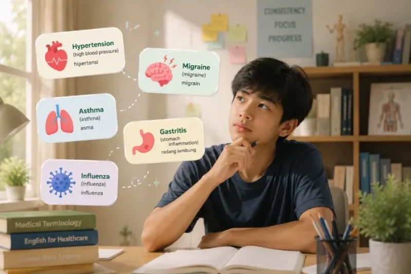 nama penyakit dalam bahasa inggris