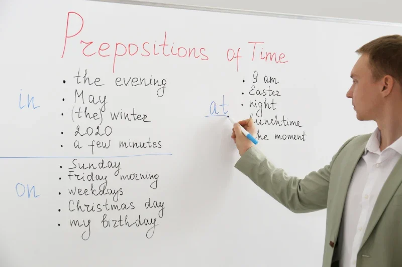 preposition of time